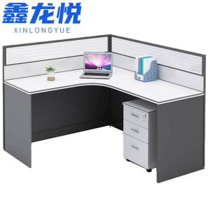 鑫龙悦 屏风工位 L形单人位含柜 张