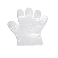 一次性手套加厚透明塑料薄膜PE100只装食品级餐饮吃龙虾 手套批发 100只