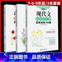七八九年级现代文 全3册 初中通用 [正版]初中课外文言文阅读周计划高效训练120篇现代文阅读周计划高效训练100篇七八