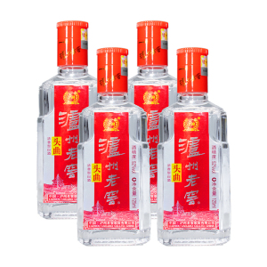 泸州老窖 头曲 52度 125ml*4瓶 浓香型白酒 小酒版 2970