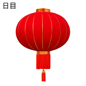 日目 红灯笼植绒灯笼绸缎灯笼 250# 个