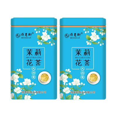 得意軒 茉莉花茶 大白毫 特级 100g 罐
