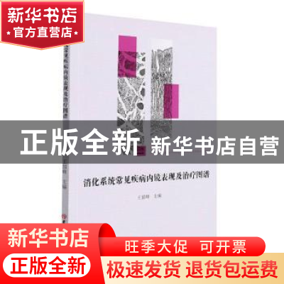 正版 消化系统常见疾病内镜表现及治疗图谱 王韶峰主编 吉林大学