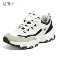 斯凯奇 女厚底熊猫鞋 8730066/WLGY6.5 双