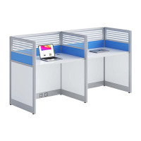 铭威盾办公桌员工位桌椅组合经济型工位挡板电脑桌财务屏风卡座双人位(不含椅)