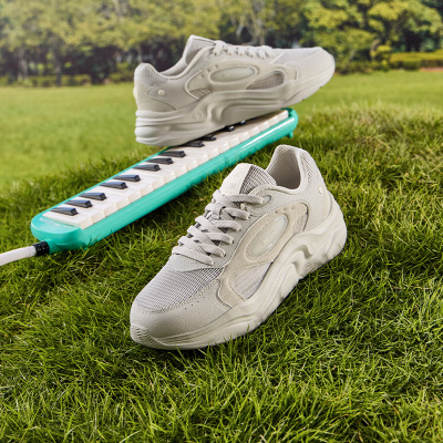 云舒5丨361°运动鞋男轻便厚底网面透气休闲老爹鞋鞋子男鞋