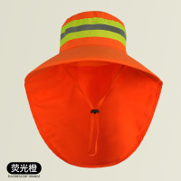 户外反光环卫工人帽子春夏季公路防护物业保洁园林防晒遮阳帽厂家