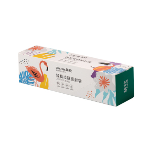 茶花 生物系列轻松拉链密封袋 中号 20只/套