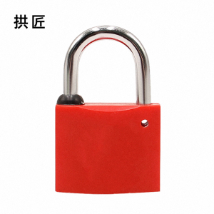 拱匠:GSG40-30 梅花锁芯塑钢通开挂锁 锁体宽40mm梁高30mm(计价单位:个)红色