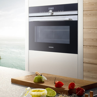 CB635GBS1W 4D热风系统 氧化自清洁 TFT触摸屏 原装进口 IQ700系列烤箱