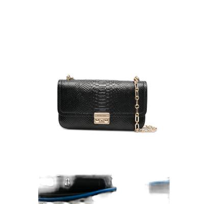 Michael Kors女包蛇纹亮面皮链条肩背可拆卸磁扣内袋xxcm