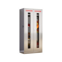 铭威盾不锈钢防暴器械装备柜工具柜安保反恐盾牌柜警务室防爆柜304加厚材质1920*900*450柜不含器材