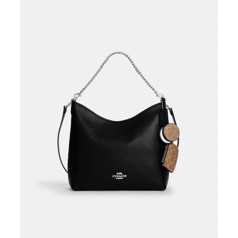 COACH新款女包镜面挂饰Laurel Large 可调节肩带 情人节礼物