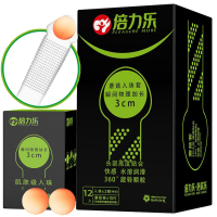 倍力乐避孕套蘑菇入珠套大颗粒安全套10只装润滑超薄款男性系列阴茎加粗加长套狼牙棒夫妻房事计生器械情趣男用保险套成人性用品