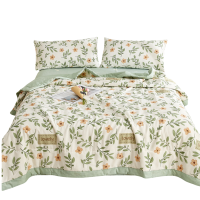 铭思沃四件套1.5米床薄荷绿 套