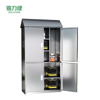 喜力健 不锈钢收纳柜 201四开门1.8*1*0.42M个