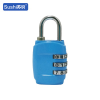 苏识 ZCC303蓝 三位密码锌合金 密码锁 (计价单位:个) 蓝色