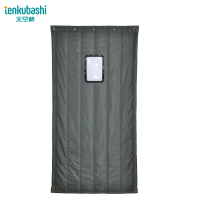 天空桥 棉门帘 深灰色牛津布中厚6层小窗 平方米