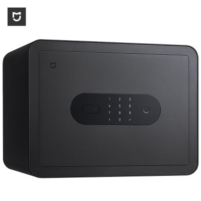小米米家智能保管箱/保管柜高30CM指纹密码6种解锁方式办公家用保管柜保密箱