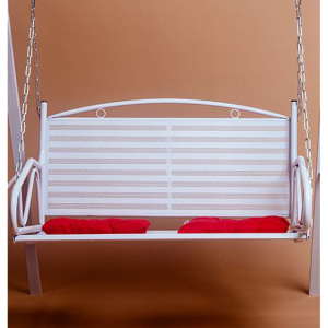 户外铁艺秋千摇椅庭院阳台吊椅室外荡秋千吊篮双人秋千吊摇椅