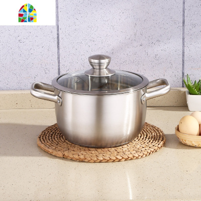 封后304不锈钢汤锅蒸锅两用2层蒸饭锅家用小号煲汤锅煮粥锅18 20-24CM FENGH 内径24CM二层汤蒸锅[30