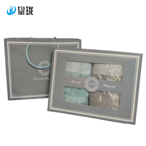 鋆珑 毛巾礼盒装 74x34cm(2条装) 盒