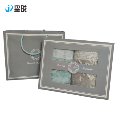 鋆珑 毛巾礼盒装 74x34cm(2条装) 盒