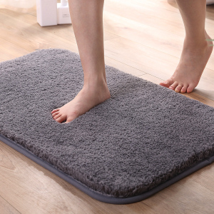 [补贴10%]40*60cm[送4个防滑贴] 卫生间地垫浴室吸水门垫门口入户进门脚垫厕所防滑地毯洗手间垫子