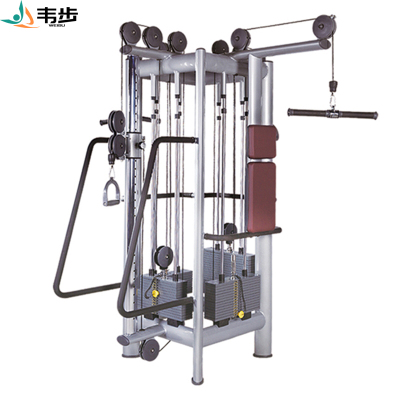 韦步wellBu6047商用四方位多功能飞鸟高低拉划船组合训练健身房器械