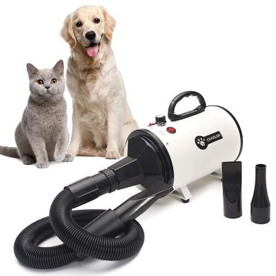 纳丽雅(Naliya)宠物吹水机狗狗吹风机大功率大型犬猫咪专用烘干吹毛高配无级变速版-钢琴白