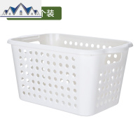 塑料镂空编织储物收纳筐化妆品杂物桌面柜子置物整理收纳篮 三维工匠