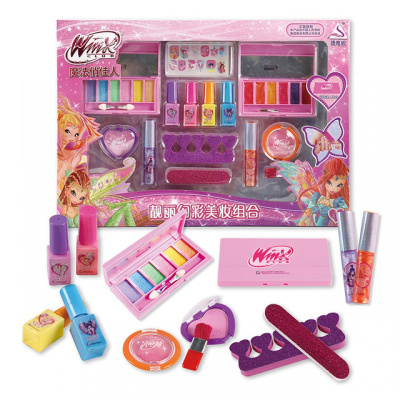 利姿化妆盒小孩的化妆品公主彩女孩玩具儿童化妆品套装可水洗魔法俏佳人化妆盒