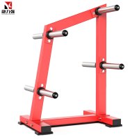 康力强商用悍马系列KLQ948杠铃片挂架训练器健身房挂片式自由力量器械