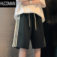 HLCOMAN短裤男夏季薄款ins潮流宽松休闲外穿美式高街oversize运动五分裤5