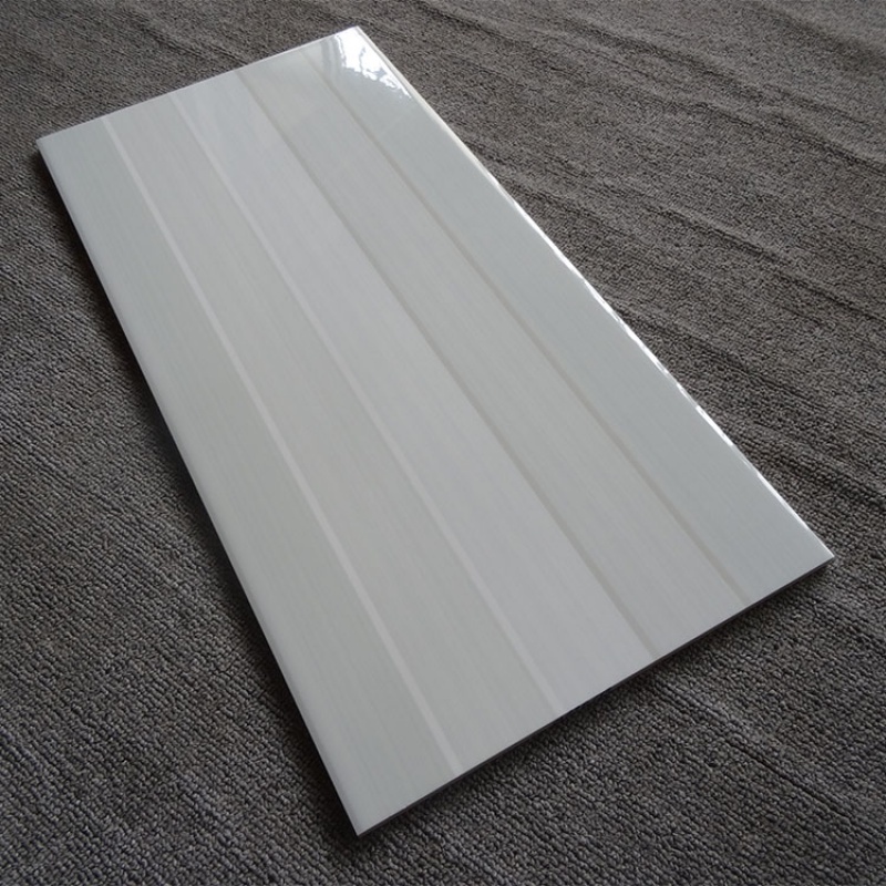 蓝色条纹墙砖卫生间瓷砖厨房釉面砖300*600地中海风浴室瓷片地砖壹德