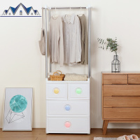 加厚塑料抽屉式收纳柜宝宝衣柜婴儿童整理箱玩具多层储物柜子 三维工匠
