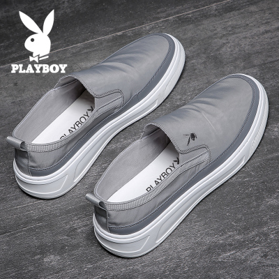 精选特卖厂家直营-花花公子男鞋子豆豆鞋夏季2020帆布鞋男士休闲潮鞋乐福鞋百搭