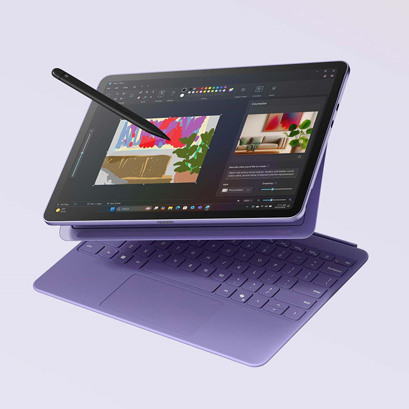 微软 Surface Pro 12英寸 二合一笔记本电脑 AI+PC 骁龙X Plus 16G 256G 亮铂金