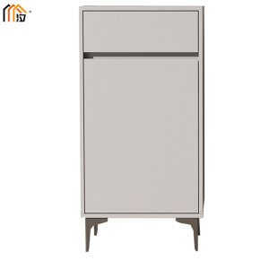 汐 木质鞋柜 卡其灰 个