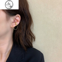 JiMi高级感耳骨夹女冷淡风流苏链条复古港风耳线耳夹无耳洞酷暗黑系