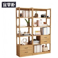 宜掌柜 书架置物架136*35*185cm组