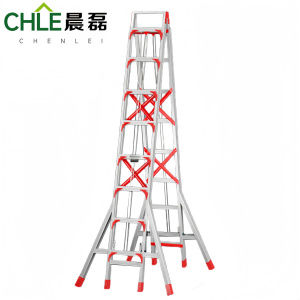 晨磊伸缩人字梯八步/个