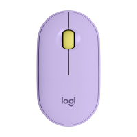 罗技(Logitech) LOGITECH PEBBLE无线鼠标-星暮紫