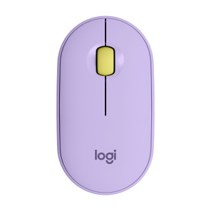 罗技(Logitech) LOGITECH PEBBLE无线鼠标-星暮紫
