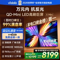 Vidda X Mini 100英寸超高清智能液晶电视一级能效家电以旧换新100VX3Q