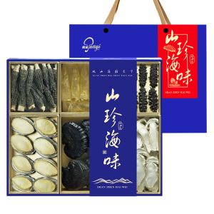 菌益 山珍海味礼盒菌菇海鲜组合干货礼 春节送礼走亲戚 企业团购