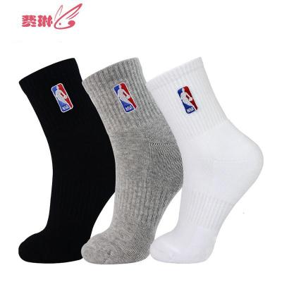 篮球袜子中筒运动长袜男加厚毛圈跑步袜潮精英保暖费琳