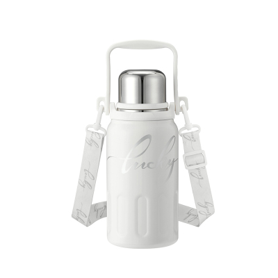 德世朗小幸运系列保温壶 DXYH-1000 胭脂红/流光白