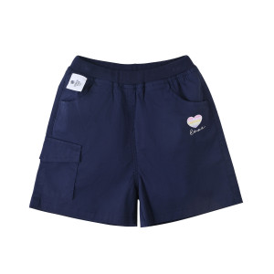 [1件3折]铅笔俱乐部童装女童短裤2025夏装新款儿童休闲裤子宝宝五分裤薄款