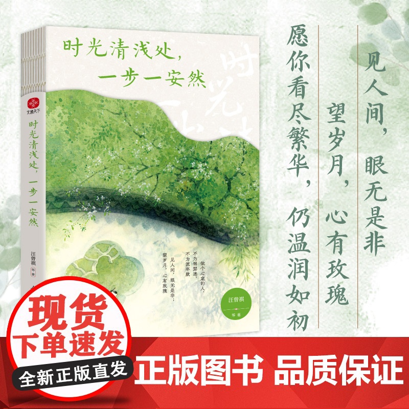 时光清浅处 一步一安然 汪曾祺 季羡林 梁实秋等写给当代人的清心美文 愿每个为生活奔波的人都能心有所定 温润如初